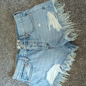 Free People Denim Shorts